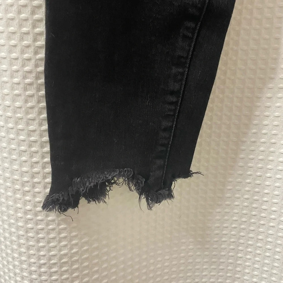 LOFT Petite Button Up Skinny Denim - Picture 2 of 6